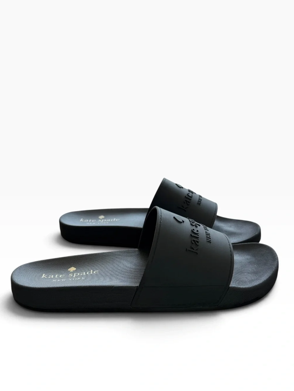 Kate Spade New York Sunny Slide Sandals Matte Black EC Women’s 11